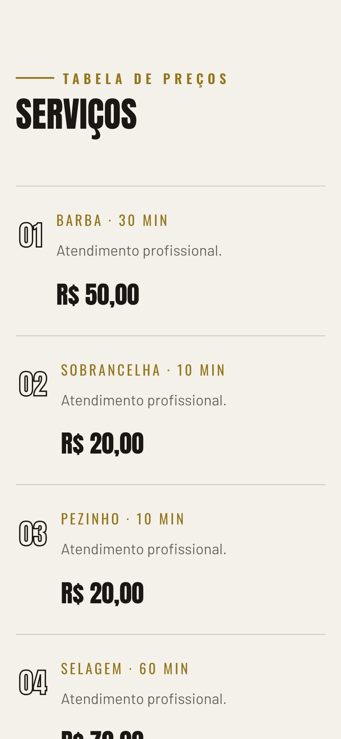 Servicios — En el móvil.